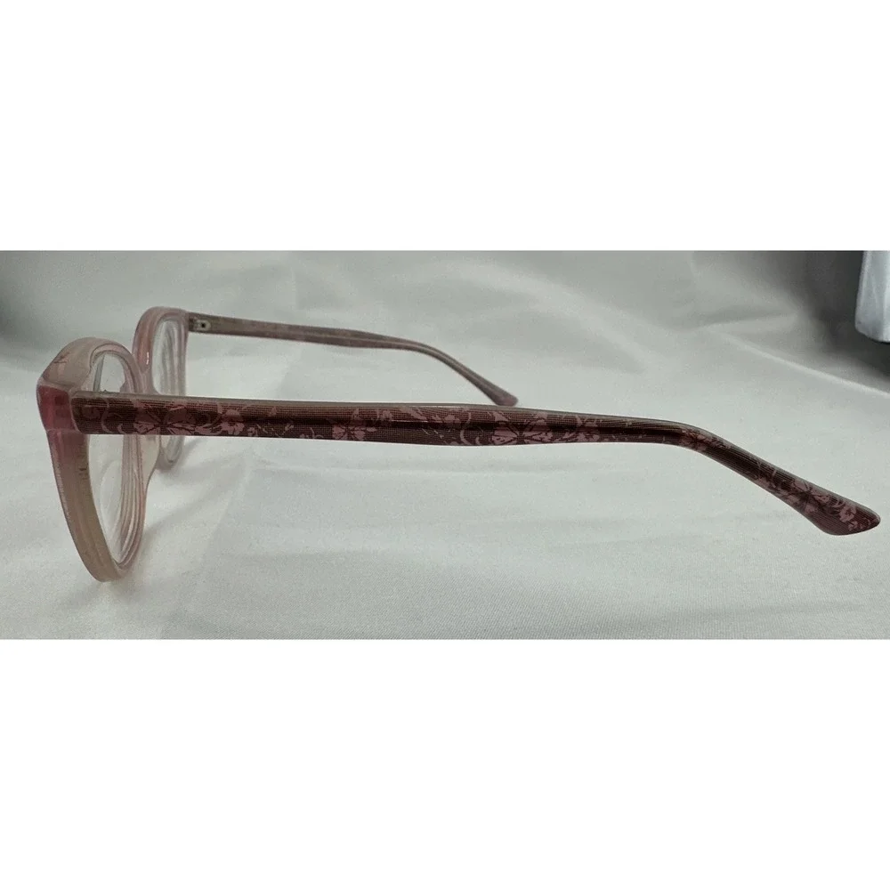Modern HADLEY PINK ICE 53-17–140 Plastic Full Rim Eyeglasses‎ Frame JF37